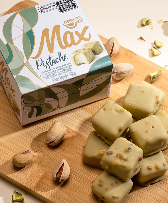Post do Instagram: picolé Max sabor pistache