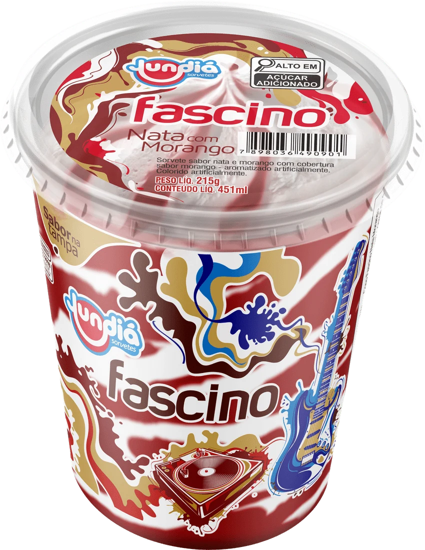 Copo Fascino Nata com Morango